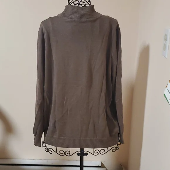 Dress Barn brown sweater size 14/16 - Picture 4 of 7